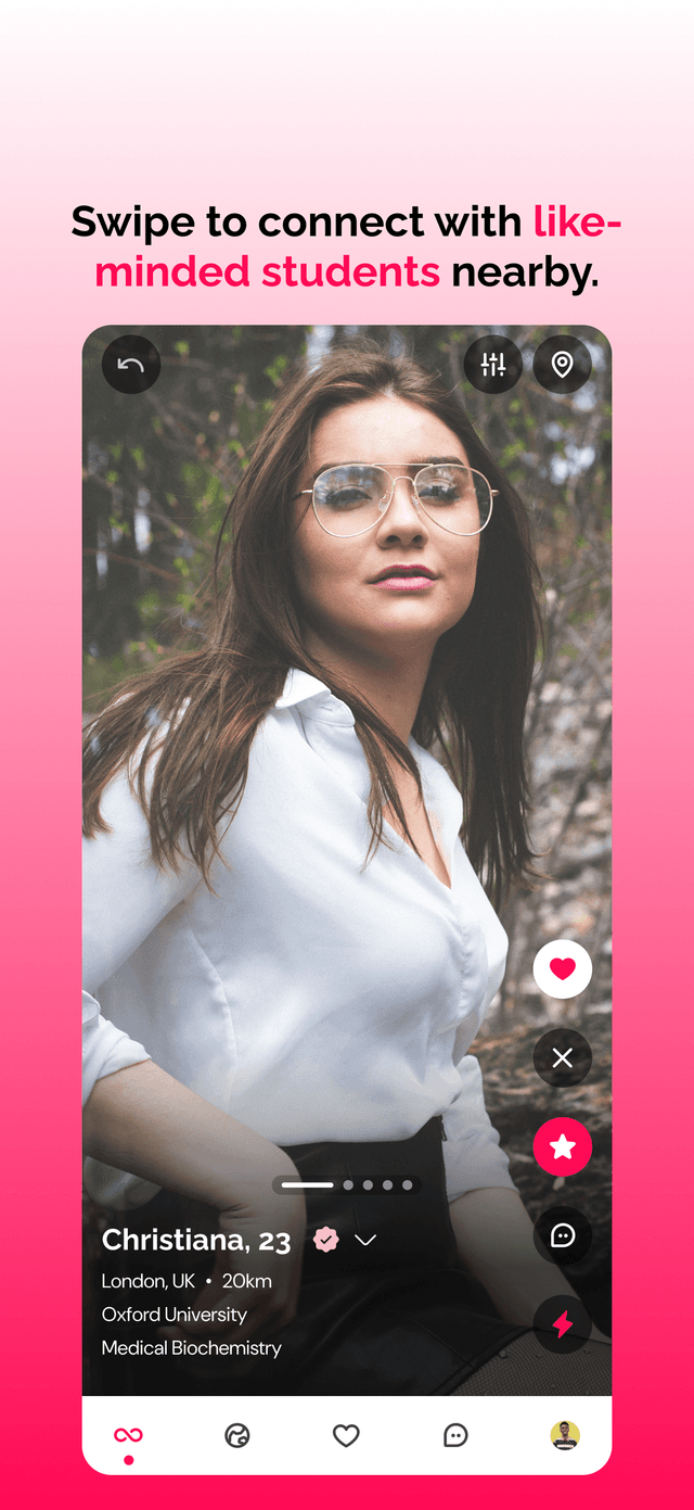 Swipe interface